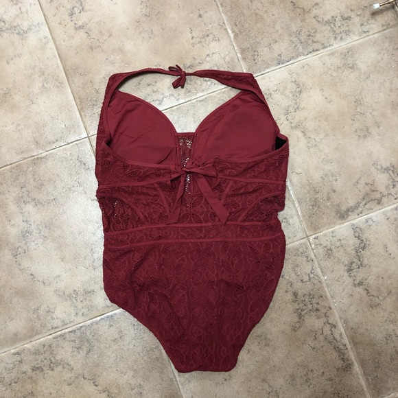 Becca Plus Size Color Play Crochet Swim - Picture 7 of 7